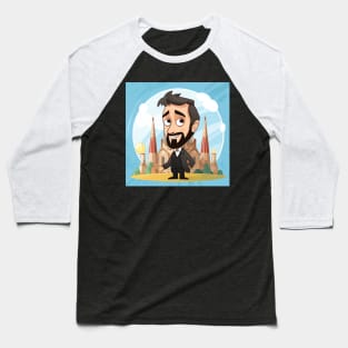 Antoni Gaudí Baseball T-Shirt